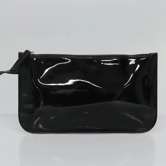 GUCCI Soho Hand Bag Enamel Black 282309 Auth - Picture 9 of 15